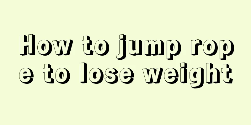 How to jump rope to lose weight