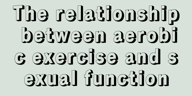 The relationship between aerobic exercise and sexual function