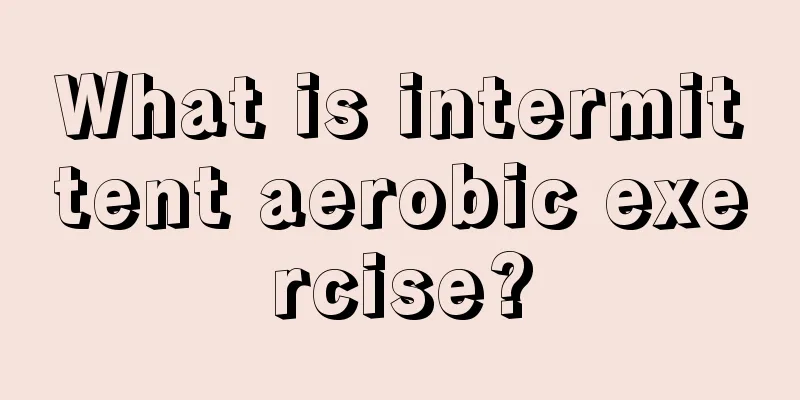 What is intermittent aerobic exercise?