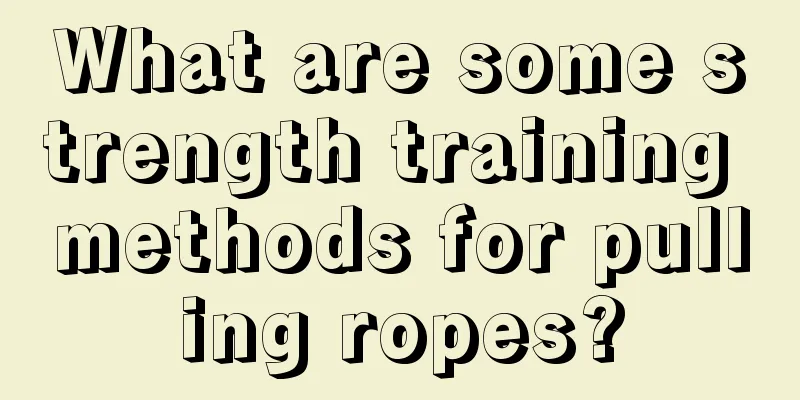 What are some strength training methods for pulling ropes?