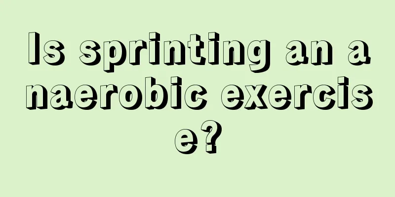 Is sprinting an anaerobic exercise?