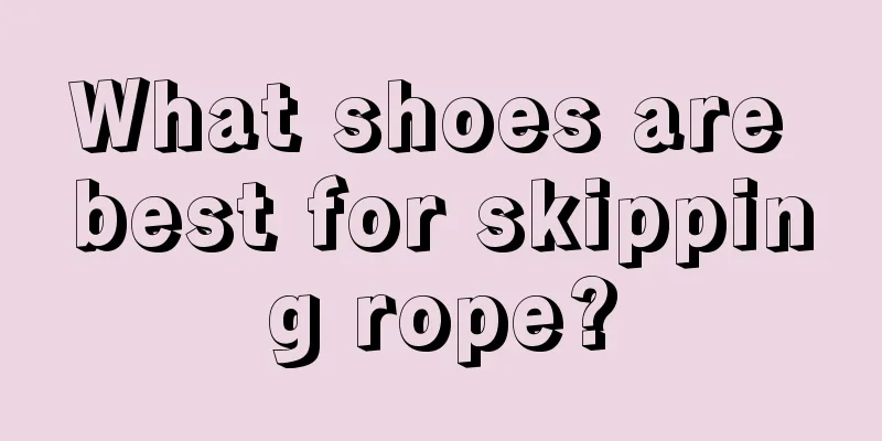 What shoes are best for skipping rope?