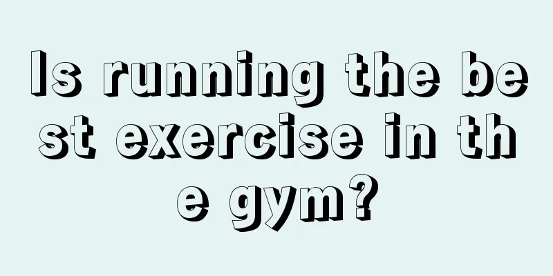 Is running the best exercise in the gym?