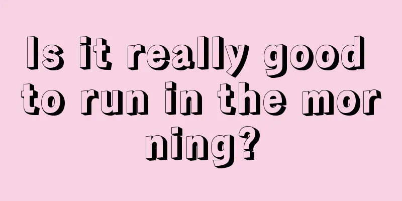 Is it really good to run in the morning?