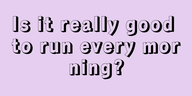 Is it really good to run every morning?