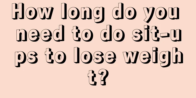 How long do you need to do sit-ups to lose weight?