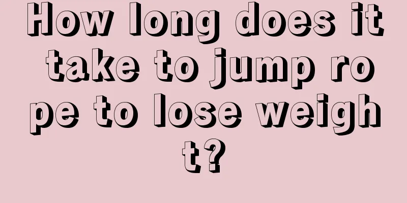 How long does it take to jump rope to lose weight?