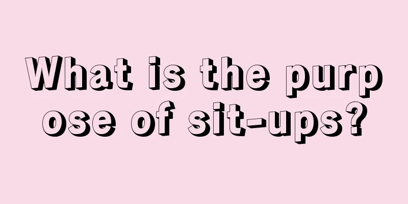 What is the purpose of sit-ups?