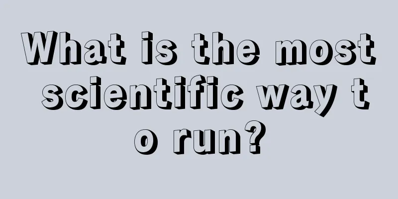 What is the most scientific way to run?