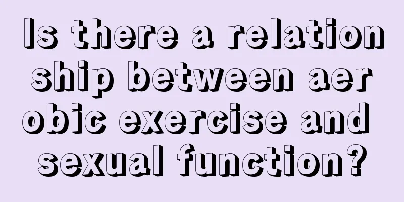 Is there a relationship between aerobic exercise and sexual function?