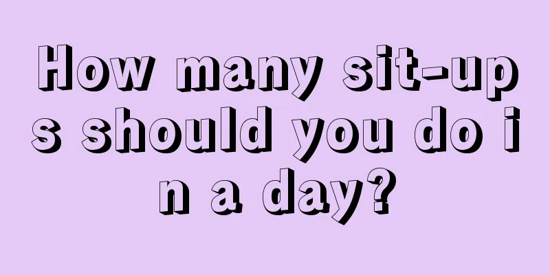 How many sit-ups should you do in a day?