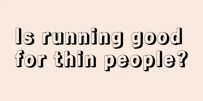 Is running good for thin people?