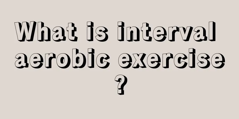 What is interval aerobic exercise?