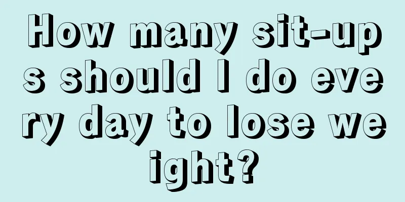 How many sit-ups should I do every day to lose weight?