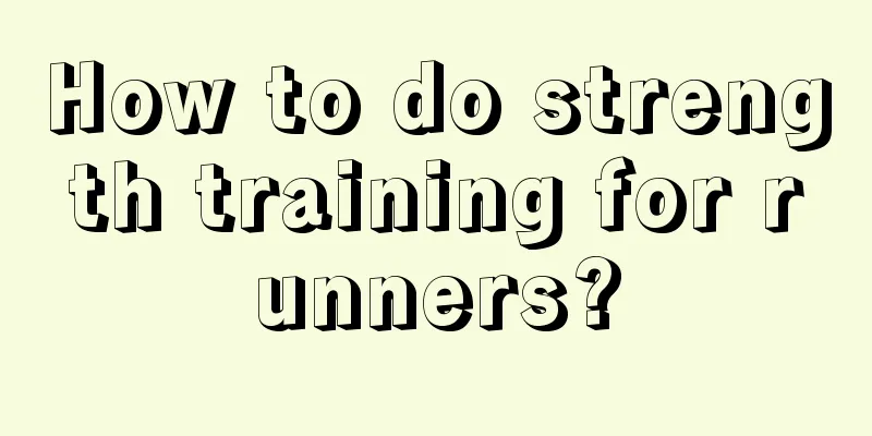 How to do strength training for runners?