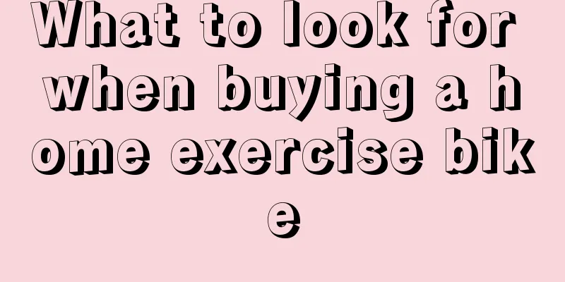 What to look for when buying a home exercise bike