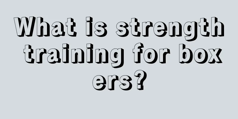 What is strength training for boxers?