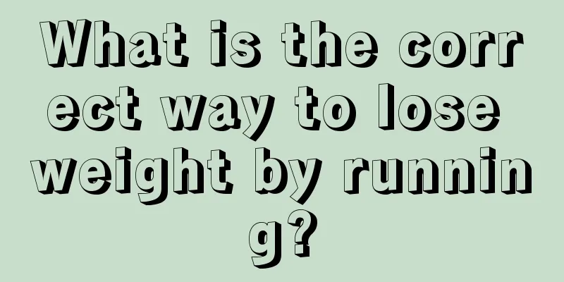 What is the correct way to lose weight by running?