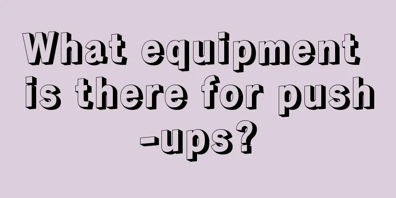 What equipment is there for push-ups?