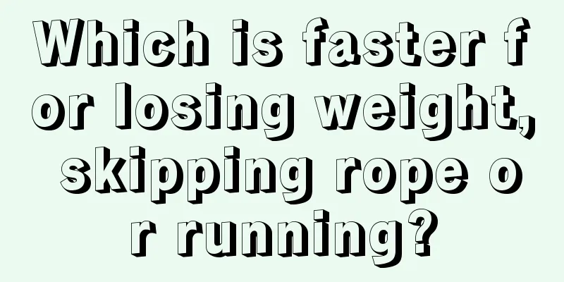 Which is faster for losing weight, skipping rope or running?