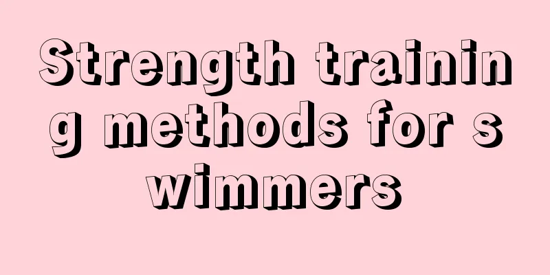 Strength training methods for swimmers