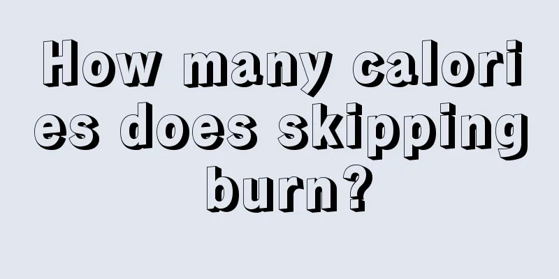 How many calories does skipping burn?