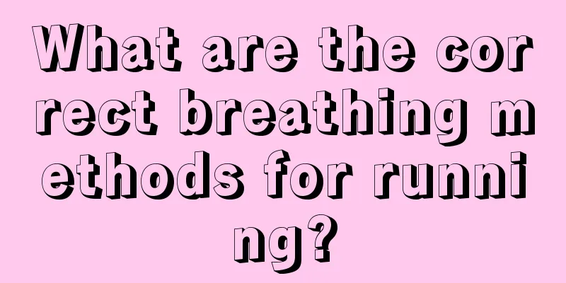 What are the correct breathing methods for running?