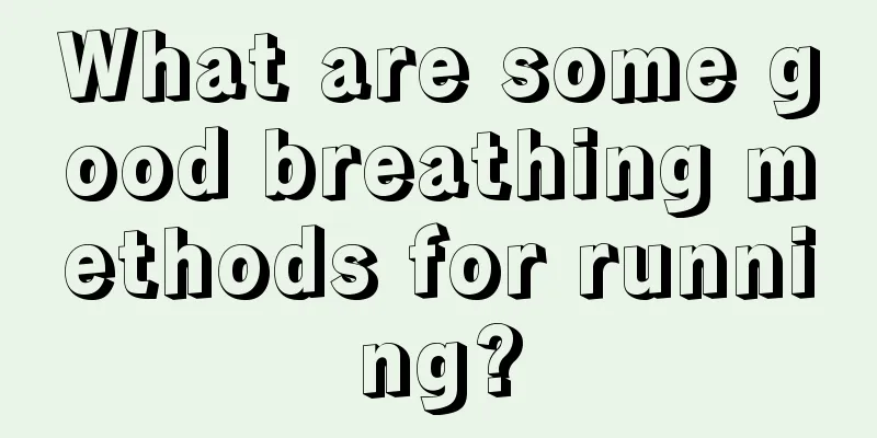 What are some good breathing methods for running?