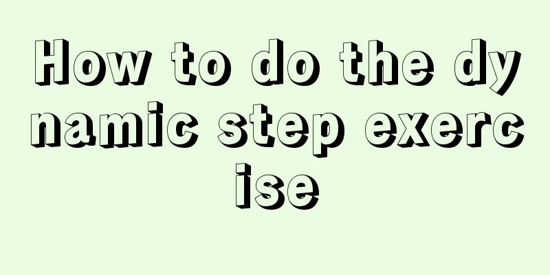 How to do the dynamic step exercise