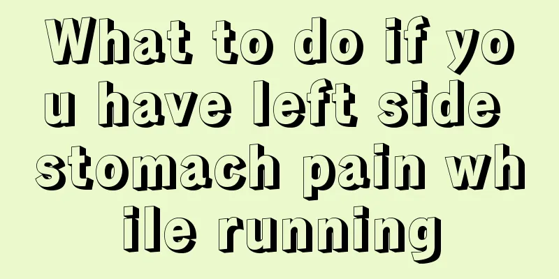 What to do if you have left side stomach pain while running