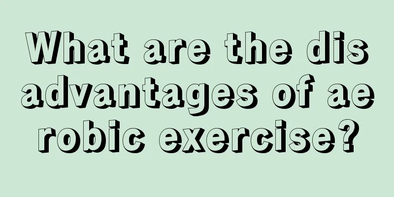 What are the disadvantages of aerobic exercise?