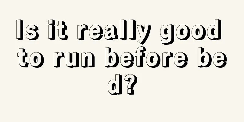 Is it really good to run before bed?