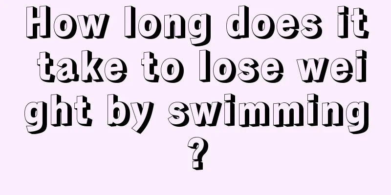 How long does it take to lose weight by swimming?