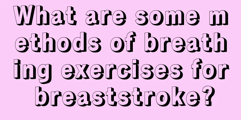 What are some methods of breathing exercises for breaststroke?