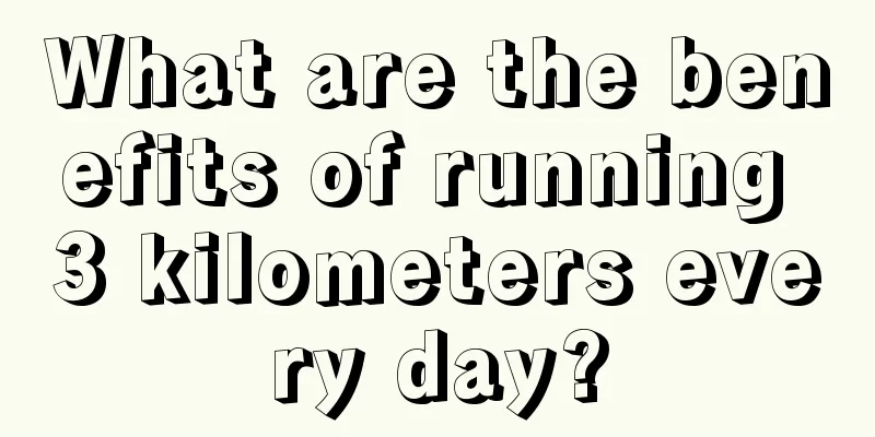 What are the benefits of running 3 kilometers every day?