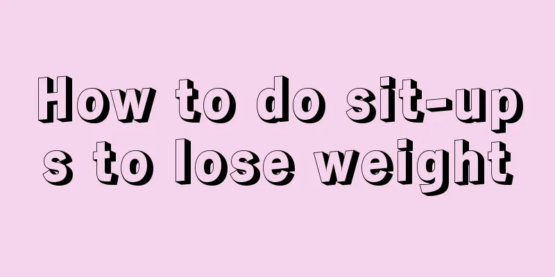 How to do sit-ups to lose weight