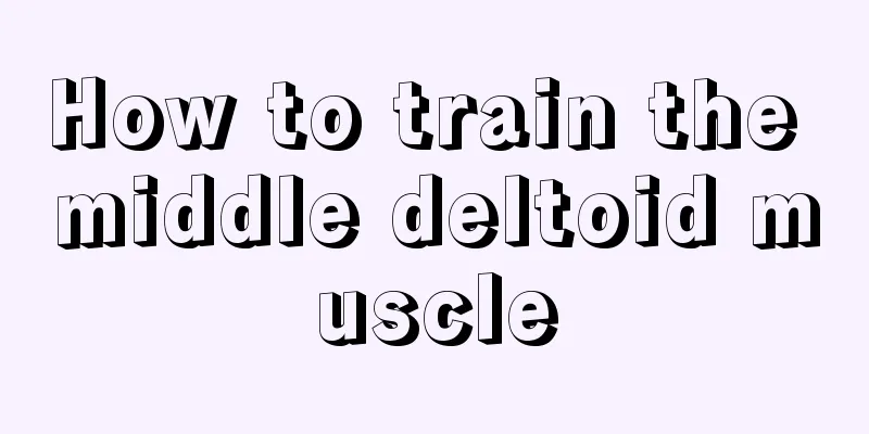 How to train the middle deltoid muscle