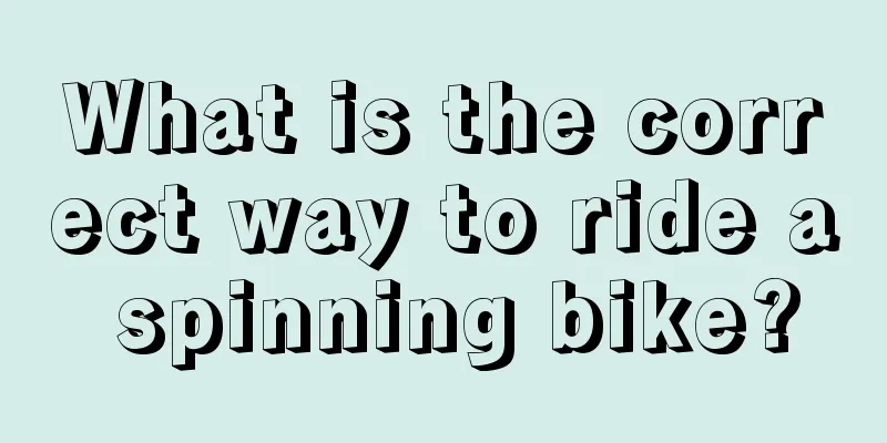 What is the correct way to ride a spinning bike?