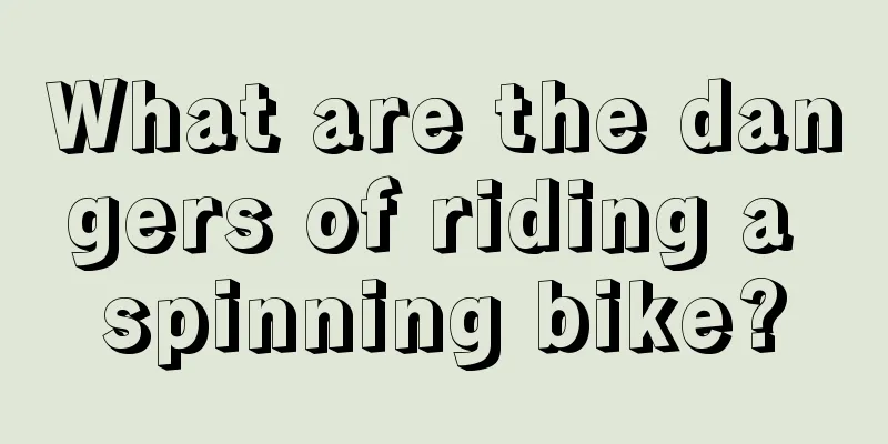 What are the dangers of riding a spinning bike?