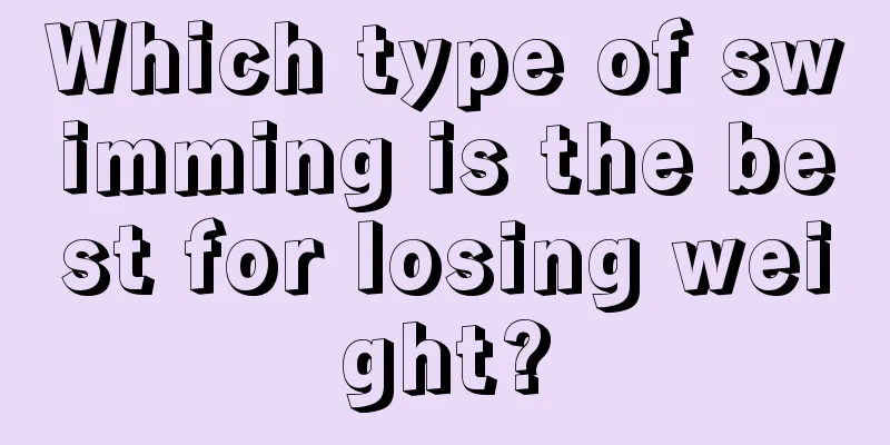 Which type of swimming is the best for losing weight?