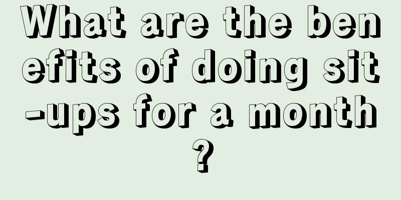 What are the benefits of doing sit-ups for a month?