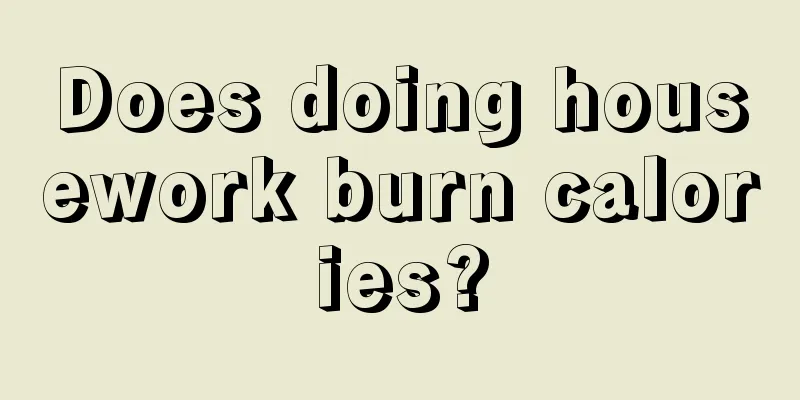 Does doing housework burn calories?