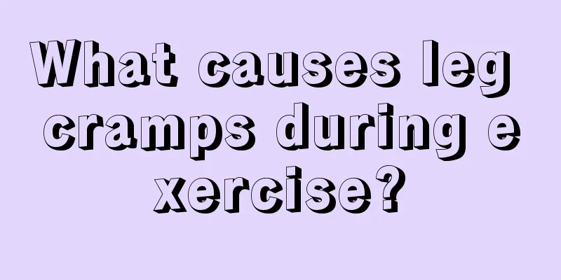 What causes leg cramps during exercise?