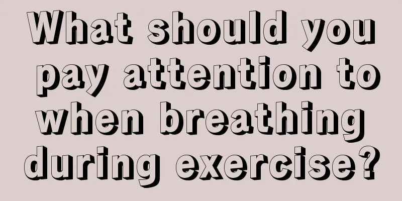 What should you pay attention to when breathing during exercise?