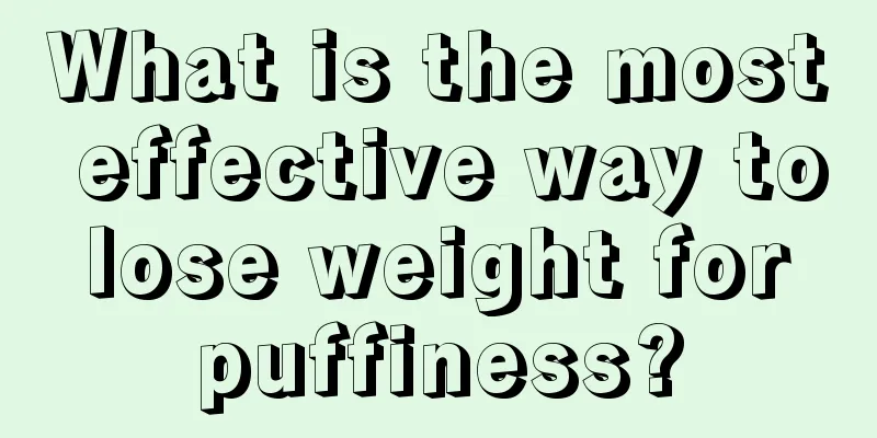 What is the most effective way to lose weight for puffiness?