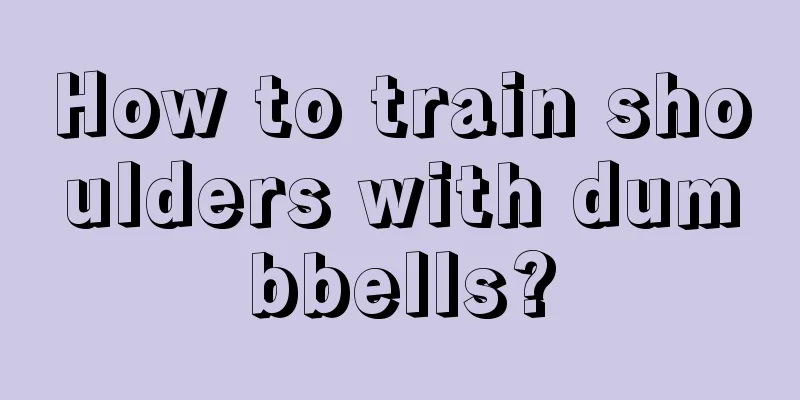 How to train shoulders with dumbbells?