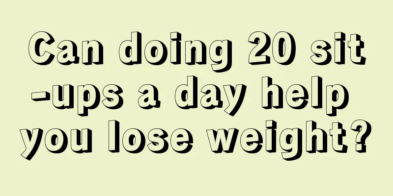 Can doing 20 sit-ups a day help you lose weight?