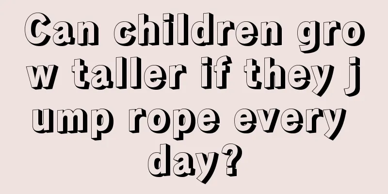 Can children grow taller if they jump rope every day?