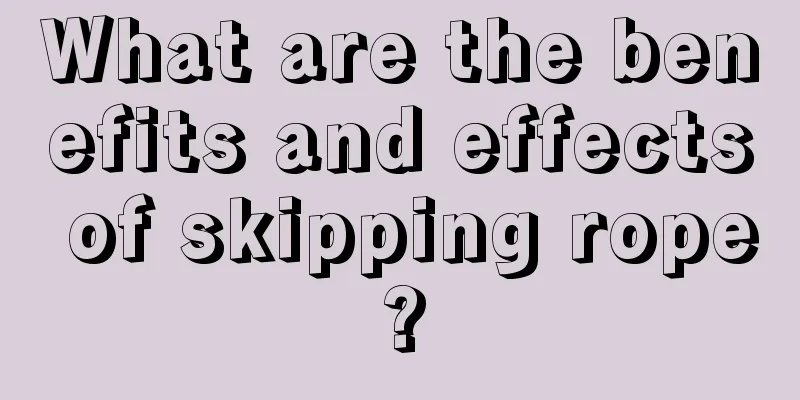 What are the benefits and effects of skipping rope?