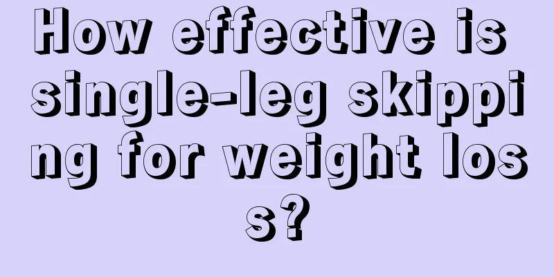 How effective is single-leg skipping for weight loss?